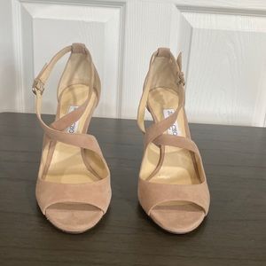 Jimmy choo size 40 nude heels